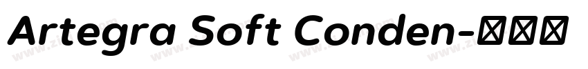 Artegra Soft Conden字体转换